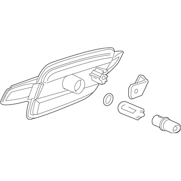 Pontiac 92265045 Repeater Lamp