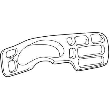 Chevy 15054235 Cluster Trim