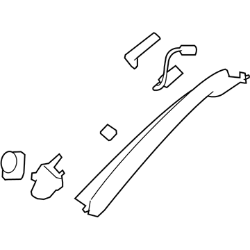 Pontiac 25956187 Windshield Pillar Trim