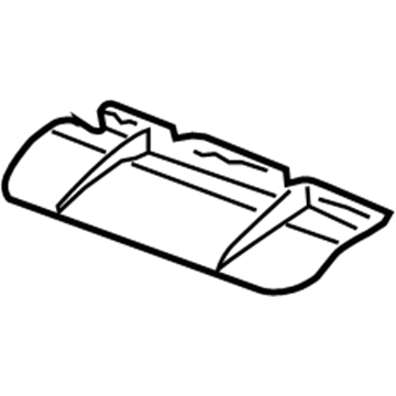 GM 15187923 Lower Baffle