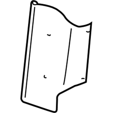 GM 15034805 Baffle, Driver Side