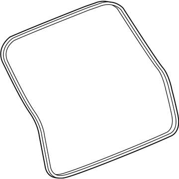GM 84808216 Surround Weatherstrip, Rear