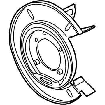 Pontiac GTO Brake Backing Plate - 92147896