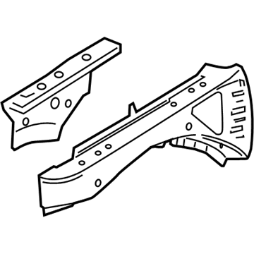 GM 15794198 Upper Rail, Front Driver Side