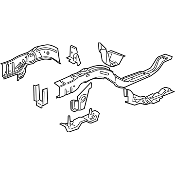GM 25886692 Rail Assembly, Front Passenger Side