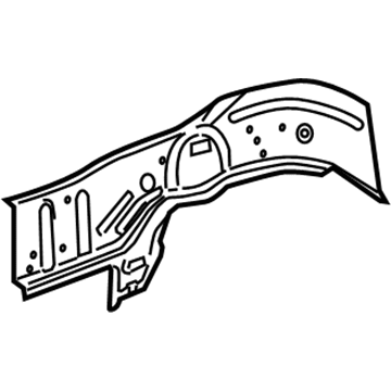 GM 15858876 Outer Rail, Front Driver Side