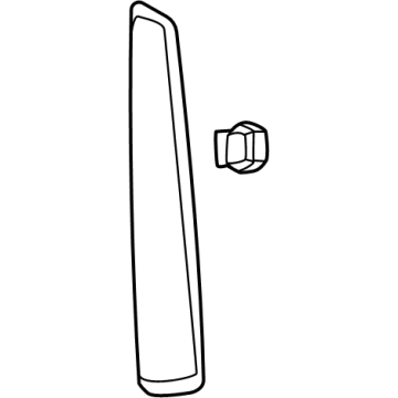 2022 Cadillac Escalade Door Moldings - 86814812