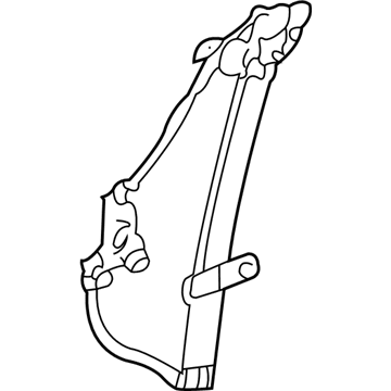GM 15240530 Window Regulator, Front Driver Side