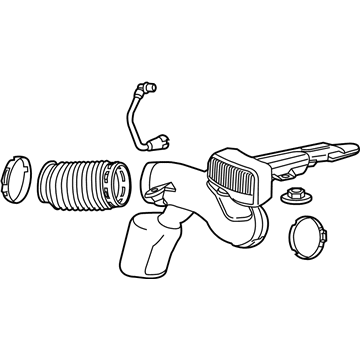 Chevy Silverado 2500 HD Air Hose - 23433912