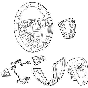 Buick Cascada Steering Wheel - 39109188