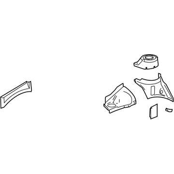GM 15800736 Apron Assembly, Front Passenger Side