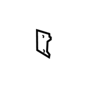 GM 25957745 Baffle, Front Driver Side
