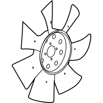 Chevy Radiator fan - 84723175