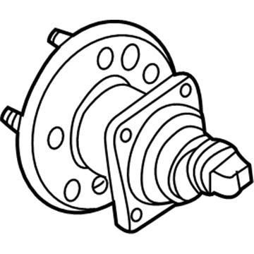 GM 13585741 Hub & Bearing, Rear