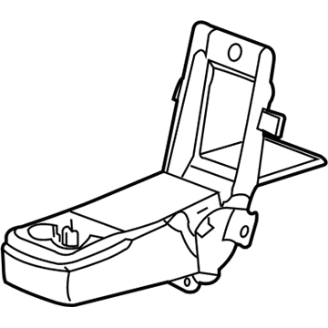 GM 25854619 Armrest Assembly, Titanium, Rear