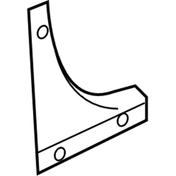 GM 15896163 Pillar Reinforcement, Driver Side