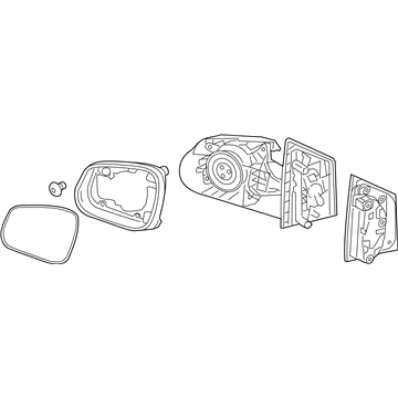 Chevy Spark Side View Mirrors - 42699545