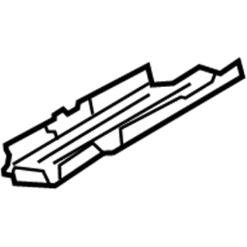 GM 23191358 Inner Hinge Pillar Baffle Plate, Driver Side