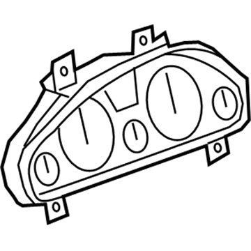 Saturn Instrument Cluster - 23161124