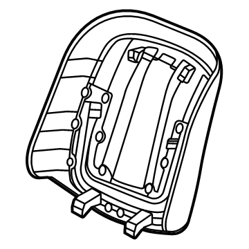 GM 84942533 Seat Back Panel, Black, Front Driver Side