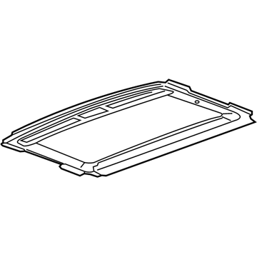 GM 39132725 Sunshade, Black