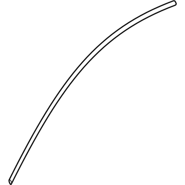 GM 22999252 Upper Molding, Front Driver Side