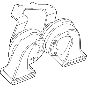GM 23467528 Horn