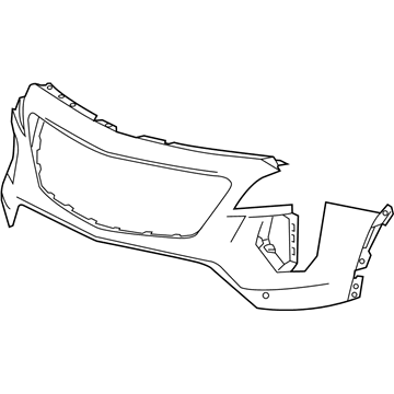 Cadillac XT4 Bumper - 84646922