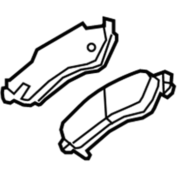 2014 Buick Enclave Brake Pad - 19421285