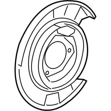 GM 25911892 Backing Plate, Passenger Side