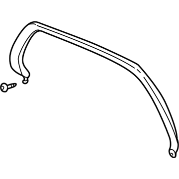 2005 Cadillac DeVille Door Seal - 15868459