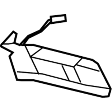 Saturn 22771487 Sunvisor