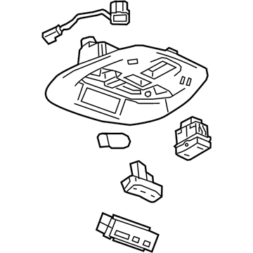 GM 42638413 Dome Lamp Assembly, Center
