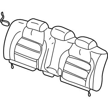 Cadillac 12492768 Seat Back Cover