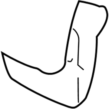 GM 88897776 Seat Back Pad, Front Passenger Side