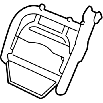 GM 88897839 Seat Back Frame, Driver Side