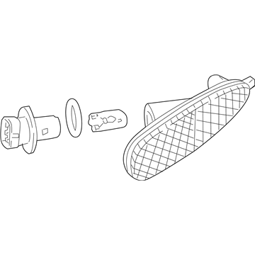 Pontiac 92155601 Side Marker Lamp
