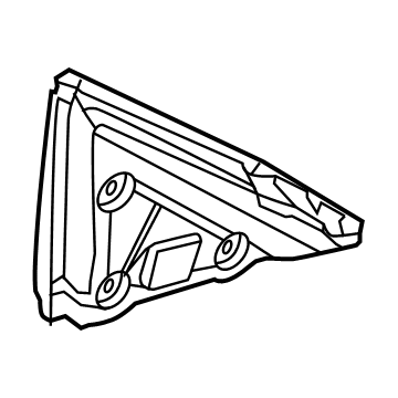 GM 22834954 Mirror Assembly Gasket, Rear Driver Side