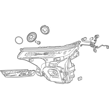 Chevy Trailblazer Headlight - 42859234