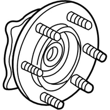 GMC Wheel Hub - 84856649