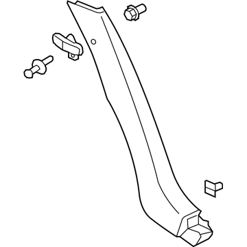 Cadillac 15860117 Lower Quarter Trim