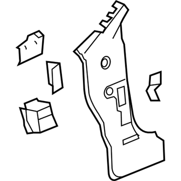 Buick 25948285 Hinge Pillar Reinforcement