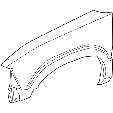 GM 12476038 Fender, Front Passenger Side
