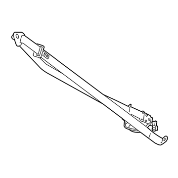 Chevy 19181888 Seat Belt Assembly
