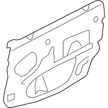 GM 92206309 Water Deflector