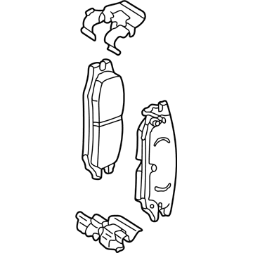 2003 Chevy Malibu Brake Pad - 18044437