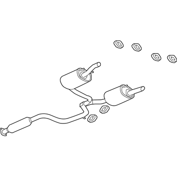 Chevy Impala Muffler - 25794075