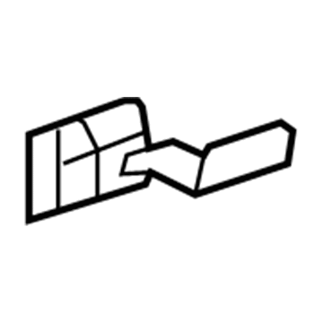 GM 25906404 Handle, Inside, Rear Driver Side