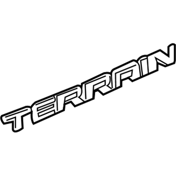 GM 15825691 Nameplate, Front