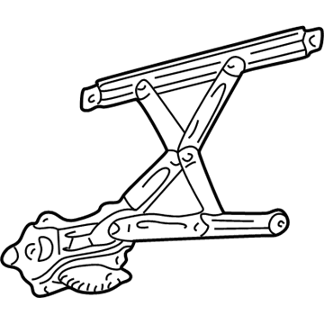Pontiac Vibe Window Regulator - 88974750